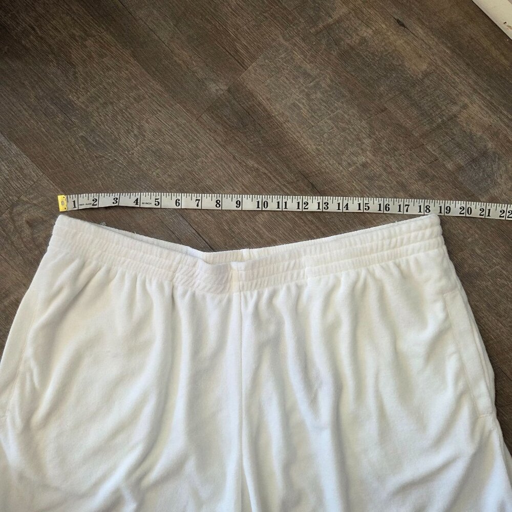 Skims US Womens Sz 2X Snow Terry Lounge Shorts Loose Fit Cotton/Modal Blend NEW - Picture 4 of 9